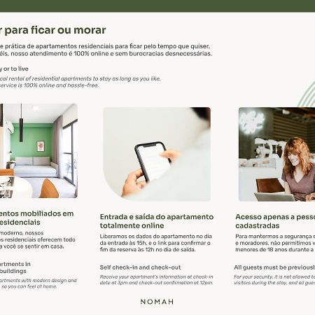 Nomah - Aptos Por Temporada No Brooklin Apartman São Paulo Kültér fotó