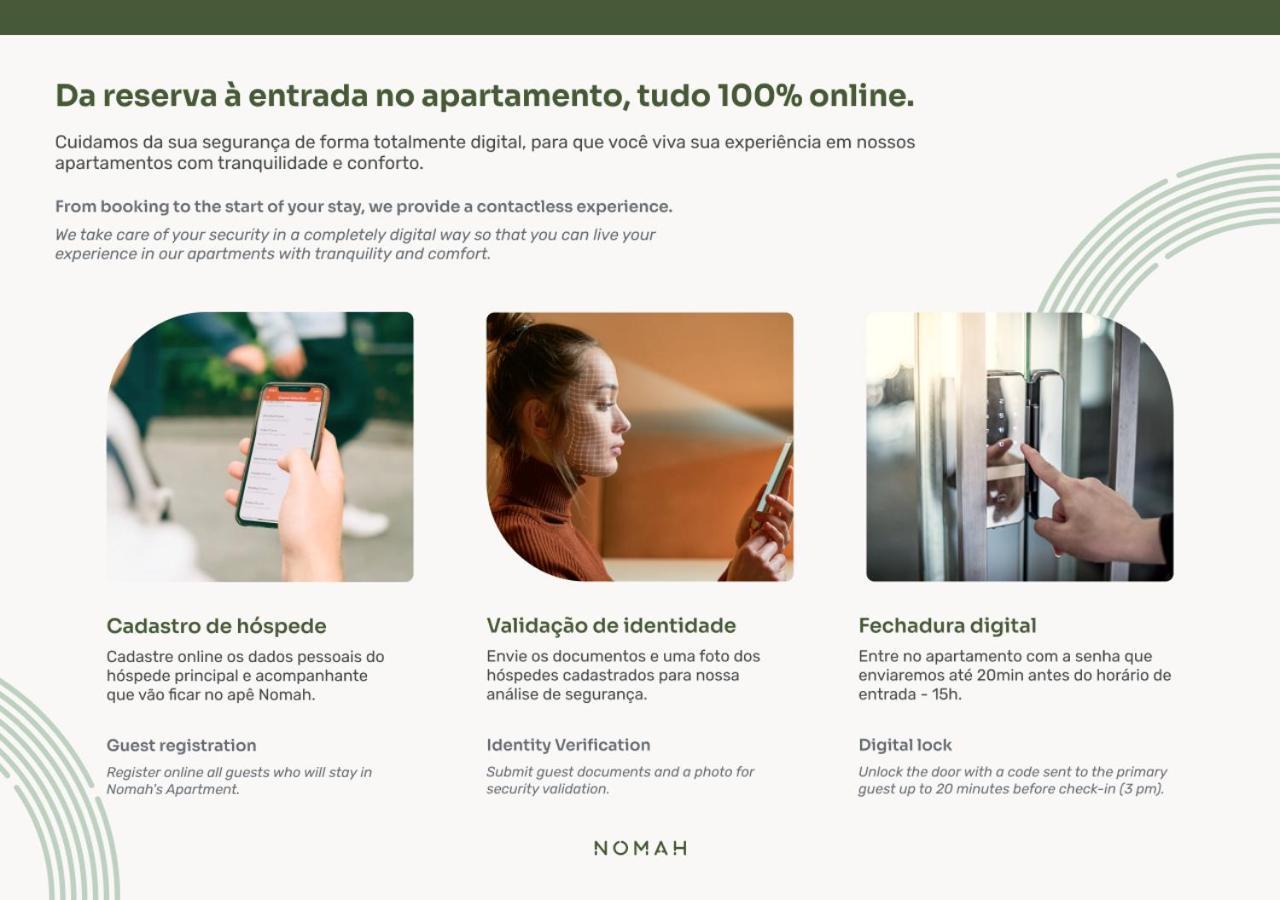 Nomah - Aptos Por Temporada No Brooklin Apartman São Paulo Kültér fotó